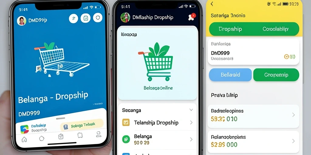 Tampilan antarmuka aplikasi DMD999 yang intuitif dan menarik.