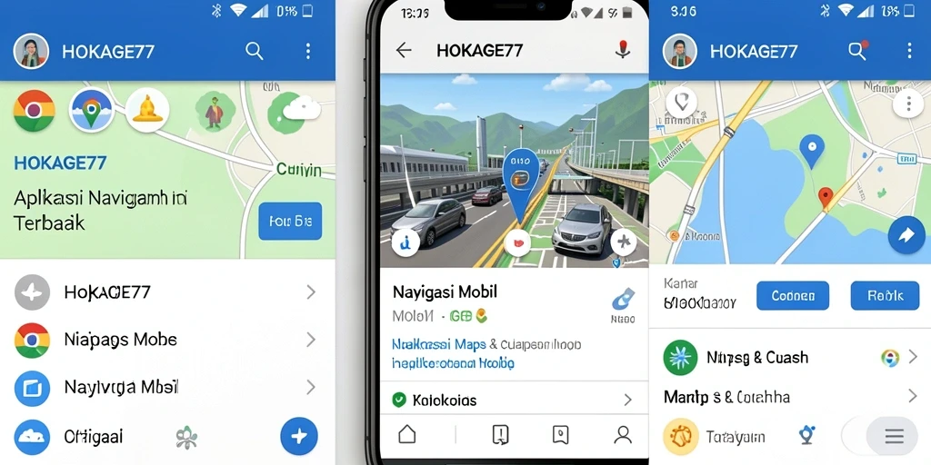 Antarmuka HOKAGE77 yang memudahkan navigasi mobil.