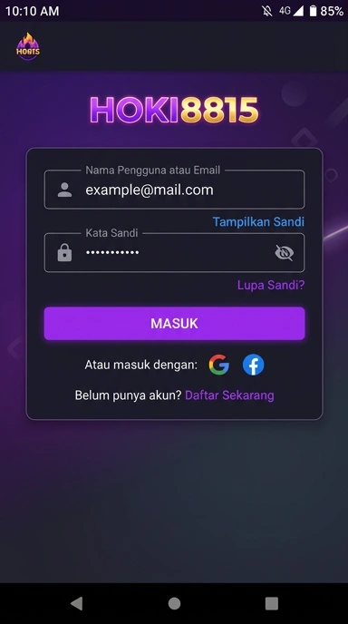Masuk Akun Hoki8815 Dengan Mudah